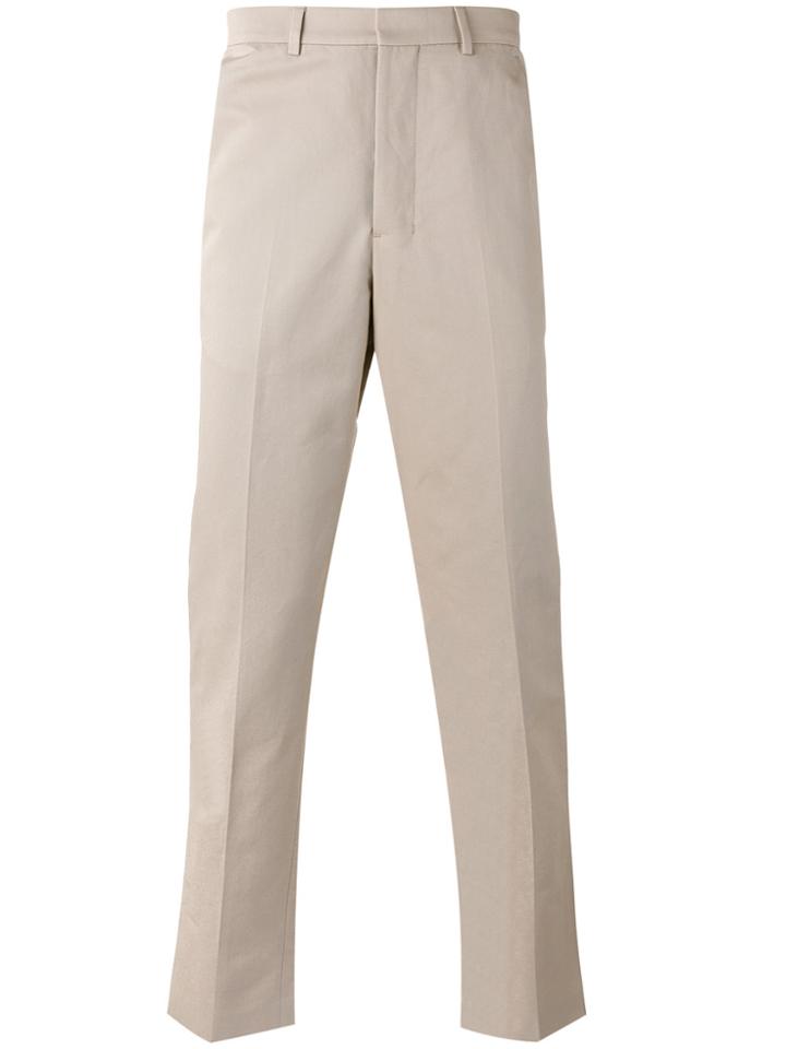 Ami Alexandre Mattiussi Carrot Fit Trousers - Nude & Neutrals