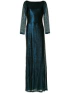 Dsquared2 Long Fitted Dress - Blue
