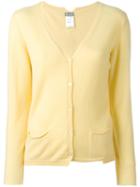 Kristensen Du Nord V-neck Cardigan, Women's, Size: 1, Yellow/orange, Cashmere