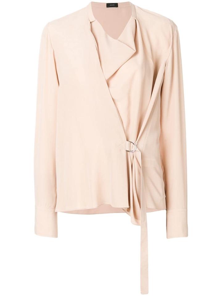 Joseph Draped Blouse - Neutrals