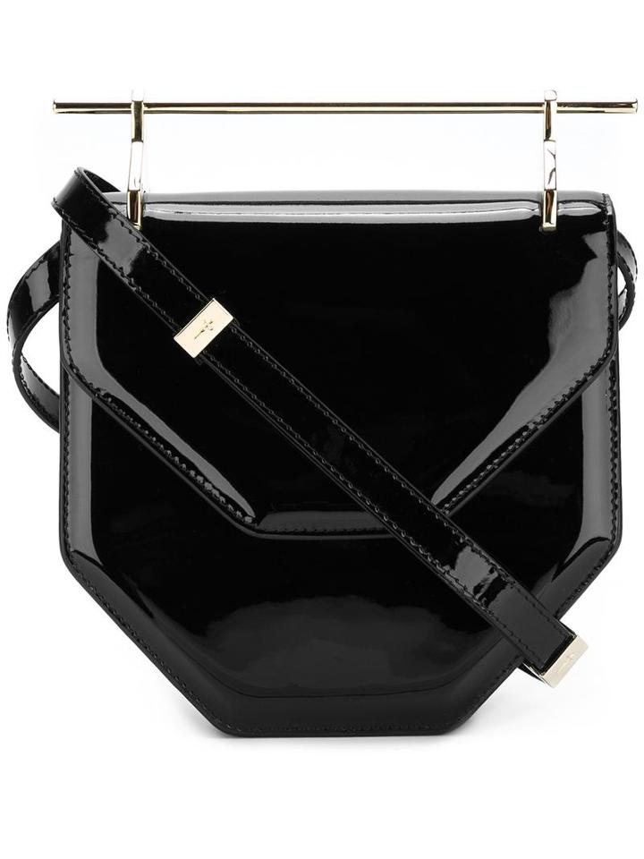 M2malletier 'galaxy' Shoulder Bag, Women's, Black, Patent Leather/metal (other)