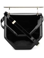 M2malletier 'galaxy' Shoulder Bag, Women's, Black, Patent Leather/metal (other)
