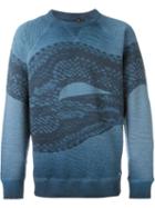 Diesel Snake Print Sweatshirt