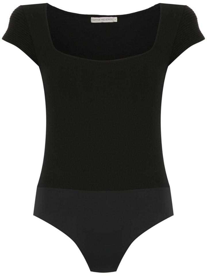 Martha Medeiros Mandacaru Bodysuit - Black
