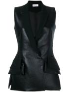 Maticevski Sleeveless Blazer Jacket - Black