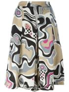 Msgm Abstract Print Skirt