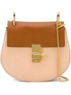 Chloé 'drew' Shoulder Bag, Women's, Pink/purple, Leather/suede