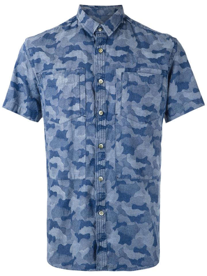 À La Garçonne Printed Shirt - Blue