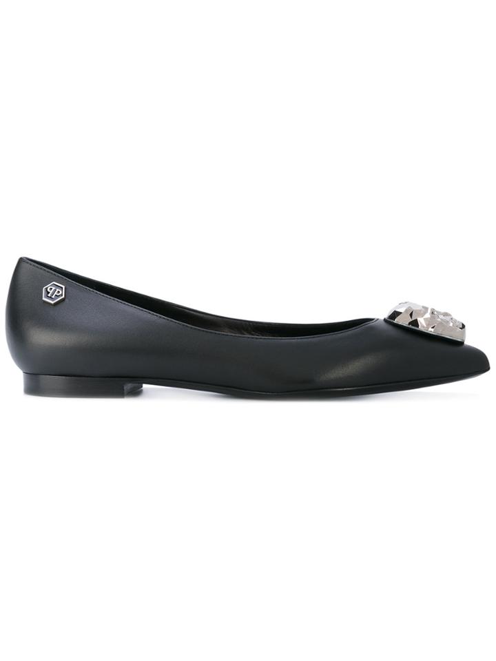 Philipp Plein Bloom Ballerinas - Black