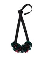 P.a.r.o.s.h. Floral Ribbon Necklace, Women's, Green