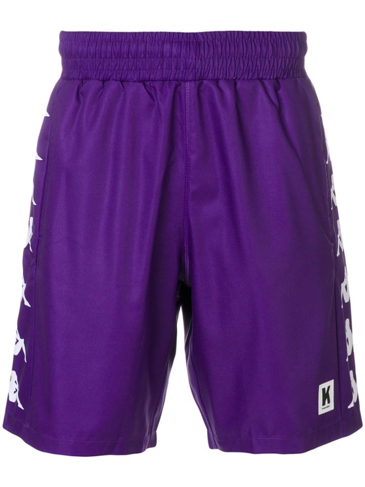 Kappa Kontroll Side Logo Swim Shorts - Pink & Purple