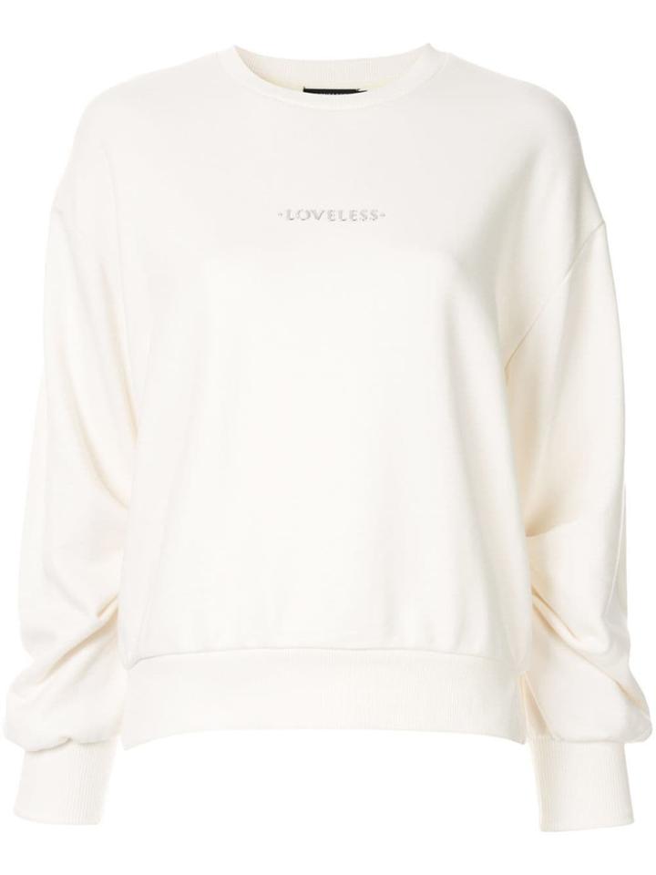 Loveless Logo Sweatshirt - White