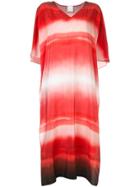 Ingie Paris Gradient Effect Dress - Red