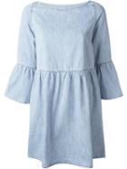 Mm6 Maison Margiela Flared Sleeve Denim Dress