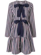 P.a.r.o.s.h. Striped Flared Dress - Blue