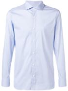 Z Zegna Slim-fit Stretch Shirt - Blue