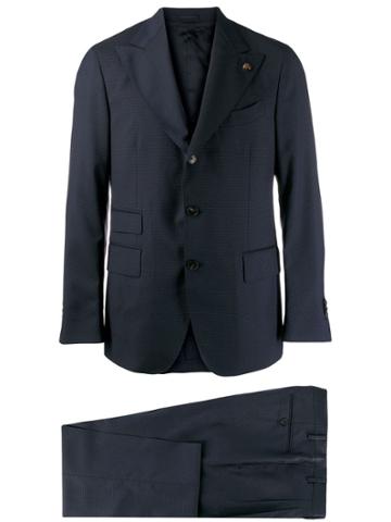 Gabriele Pasini Dotted Three Piece Suit - Blue
