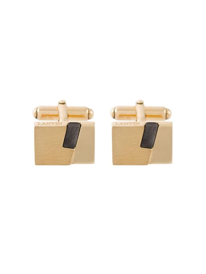 Lanvin Dented Cufflinks