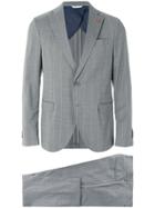 Manuel Ritz Check Suit - Grey