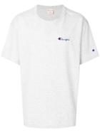 Champion Logo-embroidered T-shirt - Grey