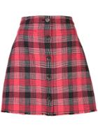 Derek Lam 10 Crosby A-line Mini Skirt - Grey
