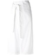 Christian Wijnants Cropped Trousers - White