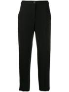 Rag & Bone High-waisted Cropped Trousers - Black