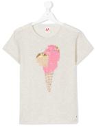 American Outfitters Kids Ice Cream Embellished T-shirt - Nude &