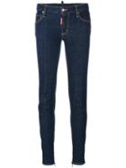 Dsquared2 - Medium-waisted Twiggy Jeans - Women - Cotton/spandex/elastane - 40, Blue, Cotton/spandex/elastane