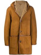 Ymc Beat Generation Suede Duffle Coat - Brown