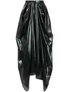 Christopher Kane Iridescent Oil Skirt - Black