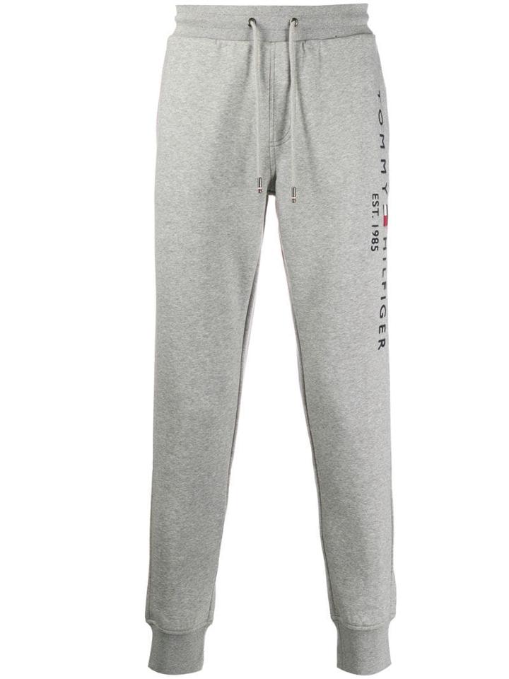 Tommy Hilfiger Embroidered Logo Track Pants - Grey