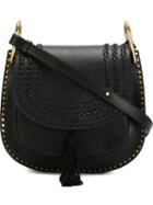 Chloé 'hudson' Shoulder Bag, Women's, Black, Calf Leather/suede