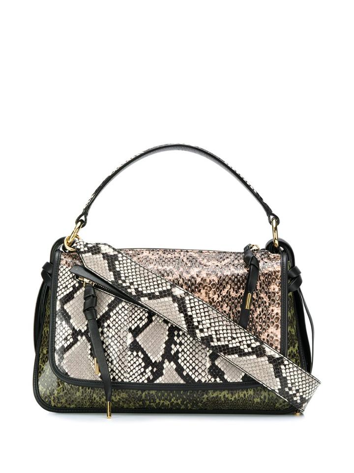 Bally Kyrah Panelled Shoulder Bag - Grey