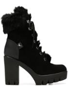Giuseppe Zanotti Design Suede High Heel Boots - Black