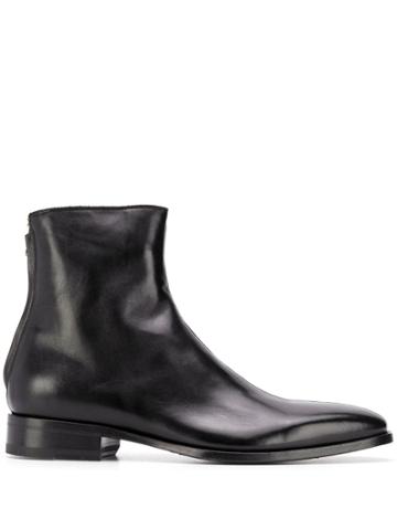 Raparo Almond Toe Boots - Black