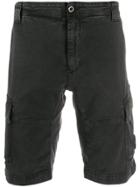 Cp Company Denim Cargo Shorts - Black