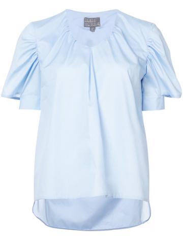 Roberta Furlanetto Double Cuff Blouse - Blue