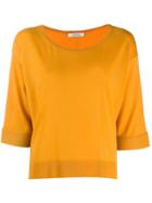 Dorothee Schumacher Ruffle Trim Knitted Top - Yellow