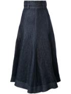 Gabriela Hearst High-waisted Denim Skirt - Blue