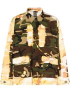 Liam Hodges Acid-effect Camouflage Print Jacket - Green