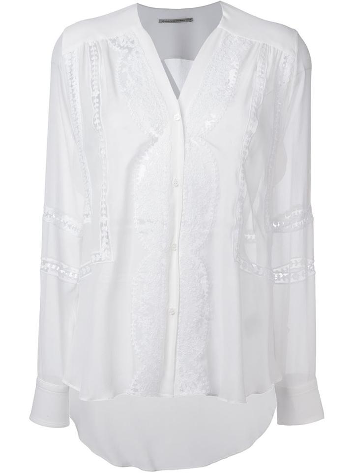 Ermanno Scervino Laced Button Down Shirt