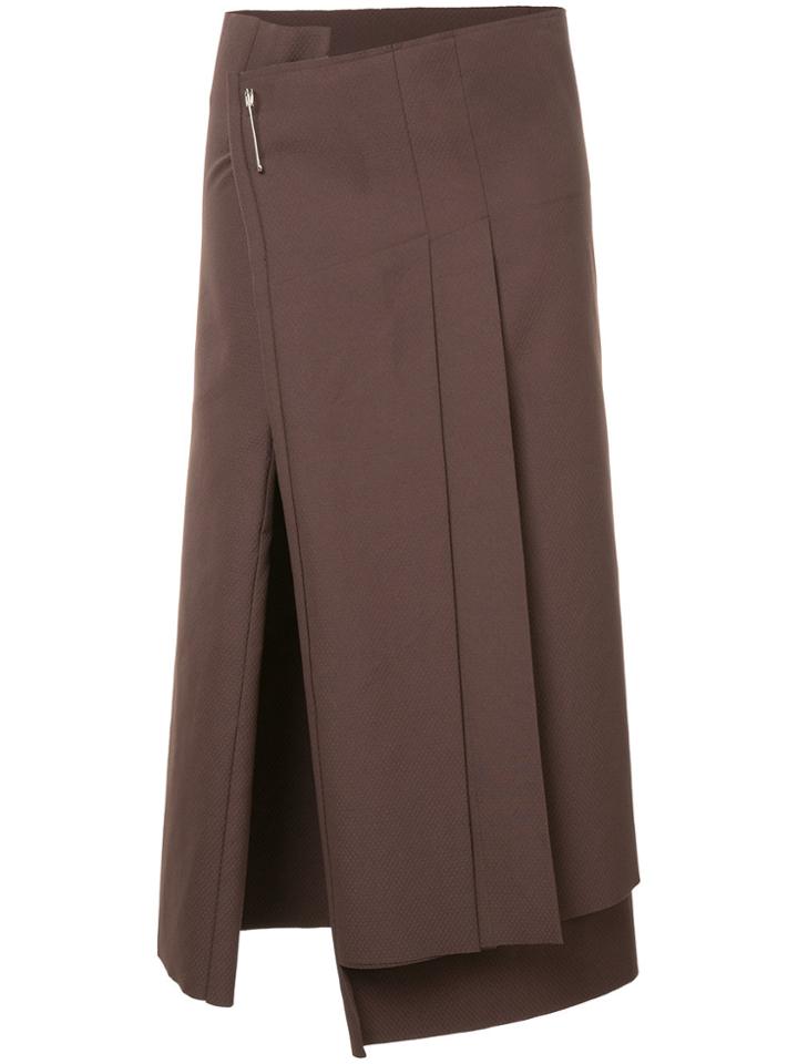 Comme Des Garçons Vintage Pleated Kilt - Brown