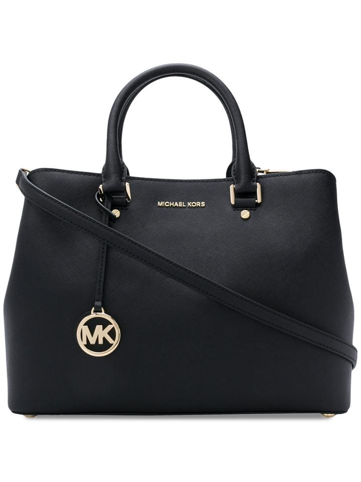 Michael Michael Kors Top Handle Tote Bag - Black