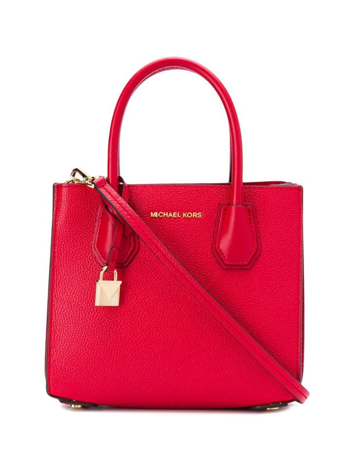 Michael Michael Kors Accordion Tote Bag - Red