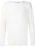 Enfants Riches Deprimes Distressed Patch Long Sleeve T-shirt