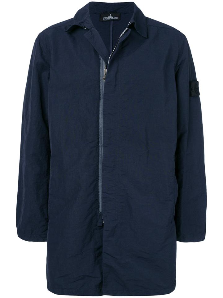 Stone Island Shadow Project Naslan Car Coat Jacket - Blue
