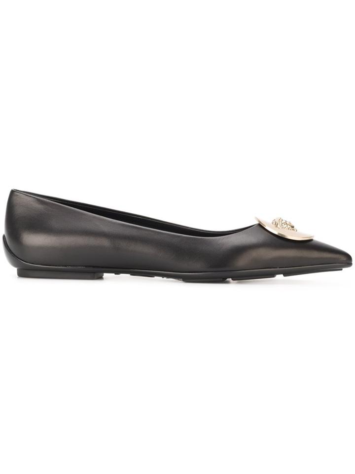 Versace Medusa Medallion Ballerinas