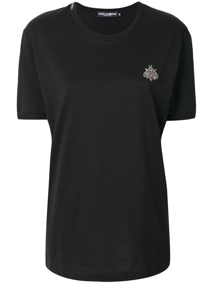 Dolce & Gabbana Bug Patch Boyfriend T-shirt - Black