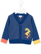 Paul Smith Junior Striped Embroidered Cardigan, Toddler Boy's, Size: 36 Mth, Blue